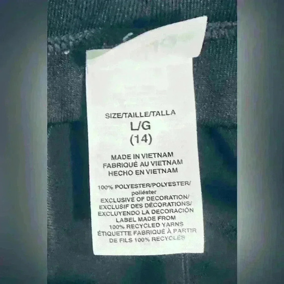 Adidas Youth Tall Size Large/14, Classic Tricot Jogger, Black with Pink Stripes - Picture 13 of 14